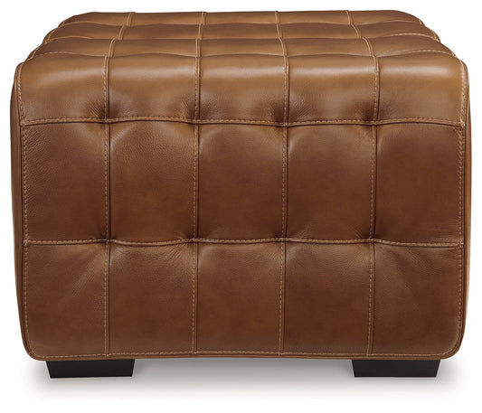 Temmpton Chocolate Oversized Accent Ottoman