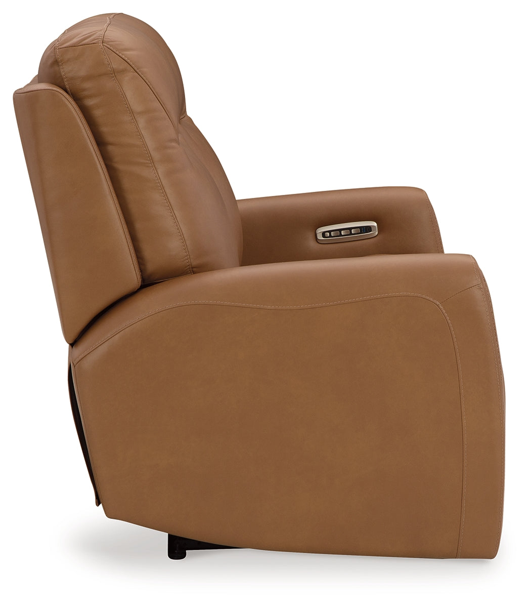 Tryanny Butterscotch Power Reclining Loveseat