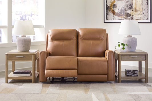 Tryanny Butterscotch Power Reclining Loveseat