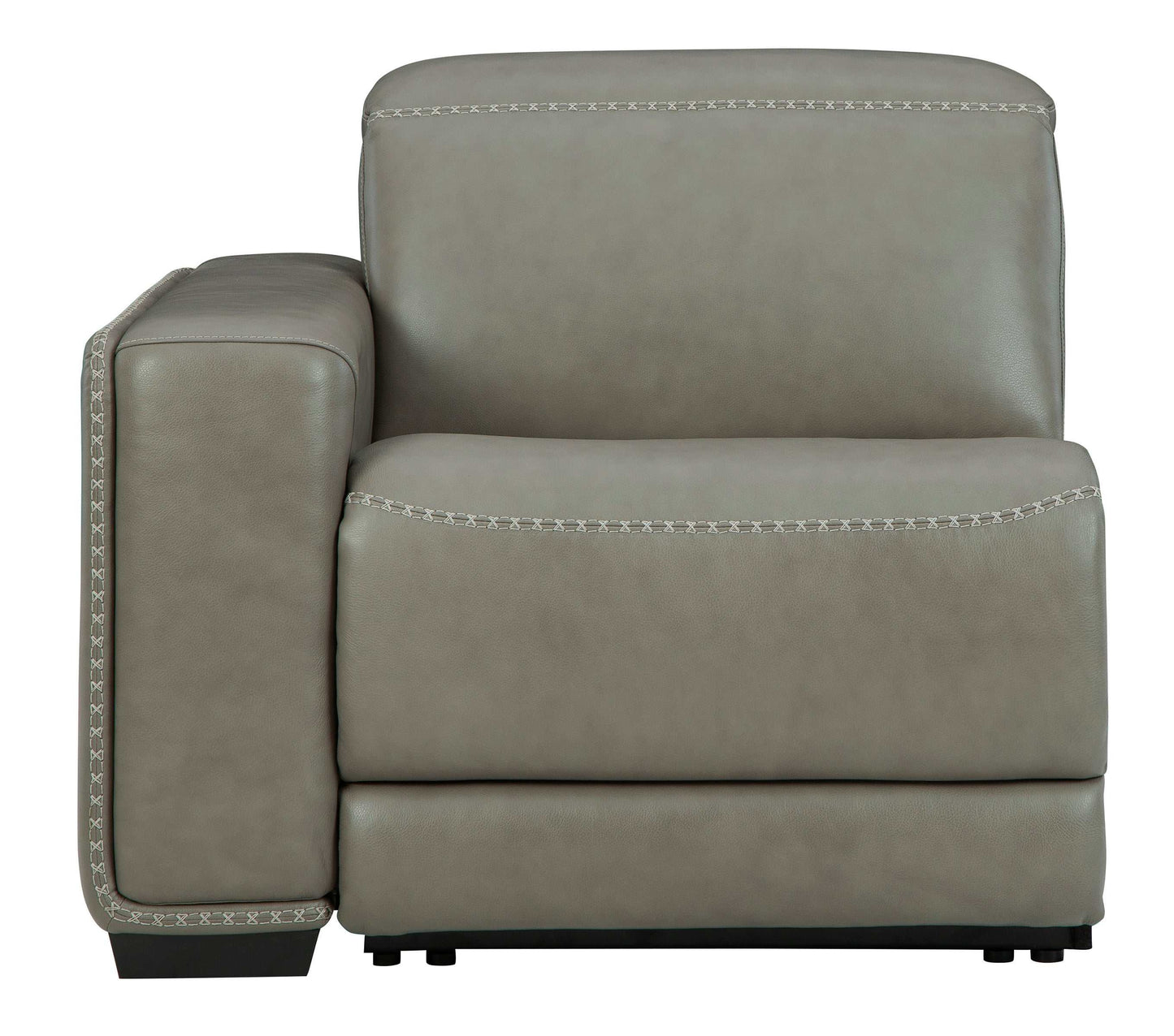 Correze Gray 2pc Power Recliner Sectional