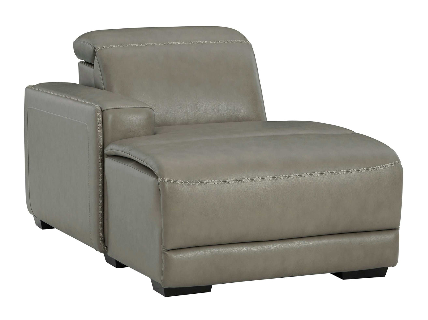 Correze Gray 6pc Power Reclining Sectional w/ LAF Chaise