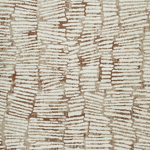 Uduak Cream/Tan/Rust Medium Rug- Viva Furn