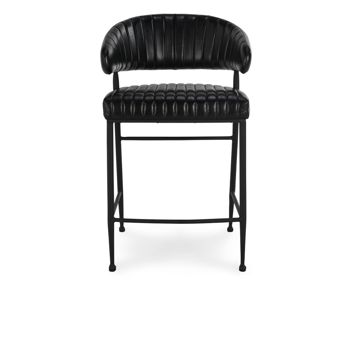 Umbria Black 26" Counter Stool - Ornate Home