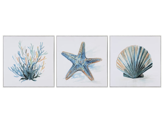 Under The Sea Blue/Green Canvas - Ornate Home