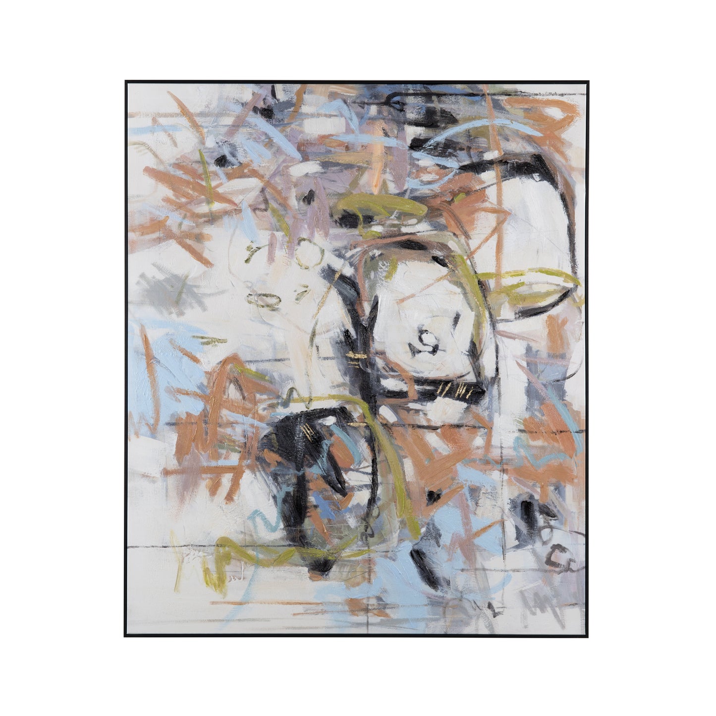 Unhinged Black/Multi Canvas - Ornate Home