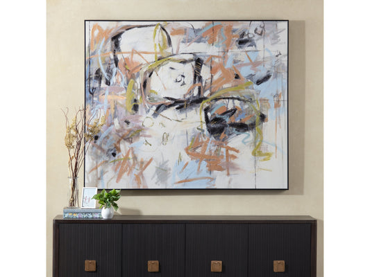 Unhinged Black/Multi Canvas - Ornate Home