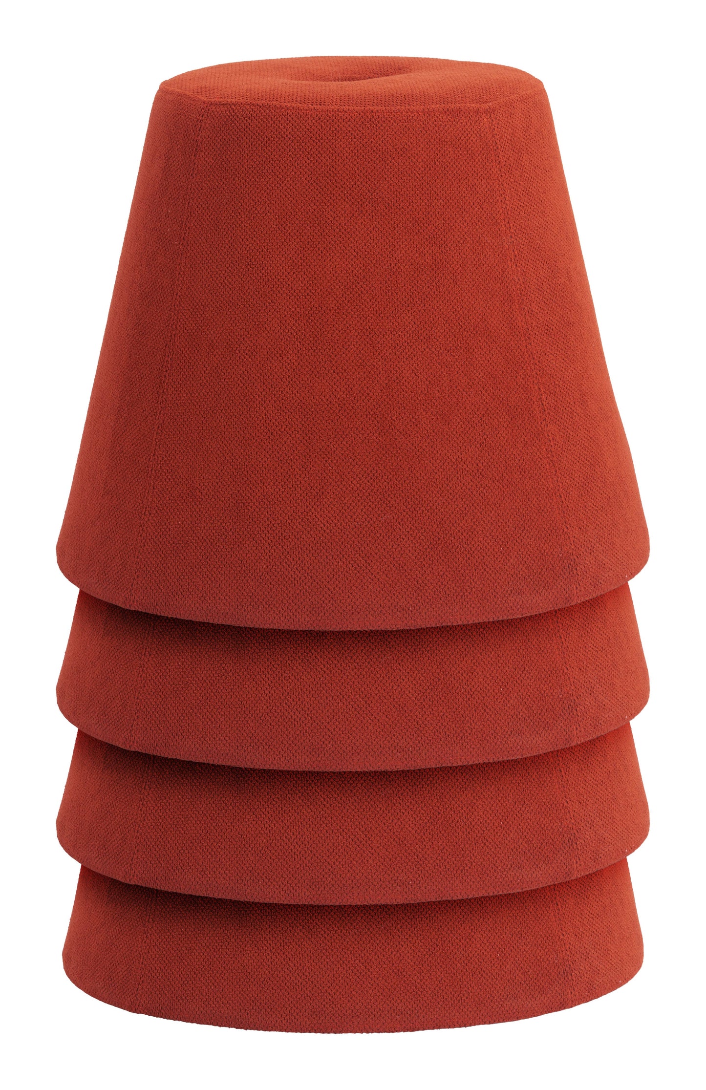Upela Red Ottoman - Ornate Home