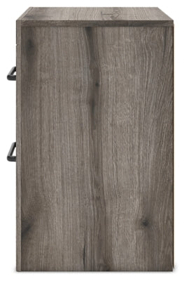 Urbanoore Brown Gray 22" 2 Drawer Charging Nightstand- Viva Furn