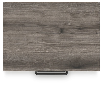Urbanoore Brown Gray 22" 2 Drawer Charging Nightstand- Viva Furn