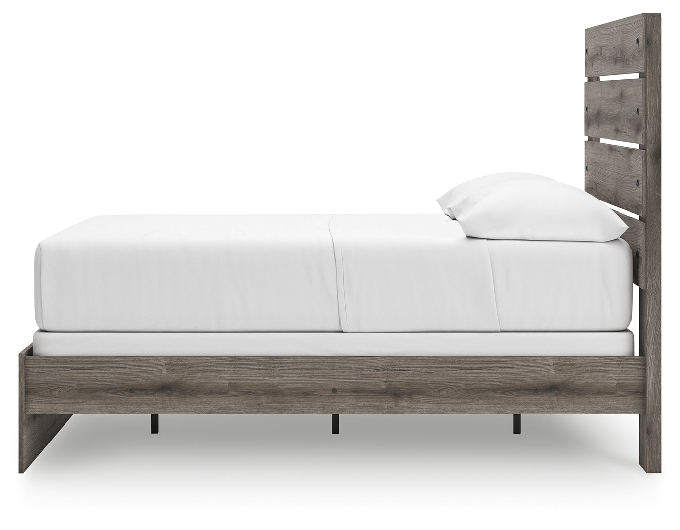 Urbanoore Brown Gray Full Panel Youth Bed- Viva Furn