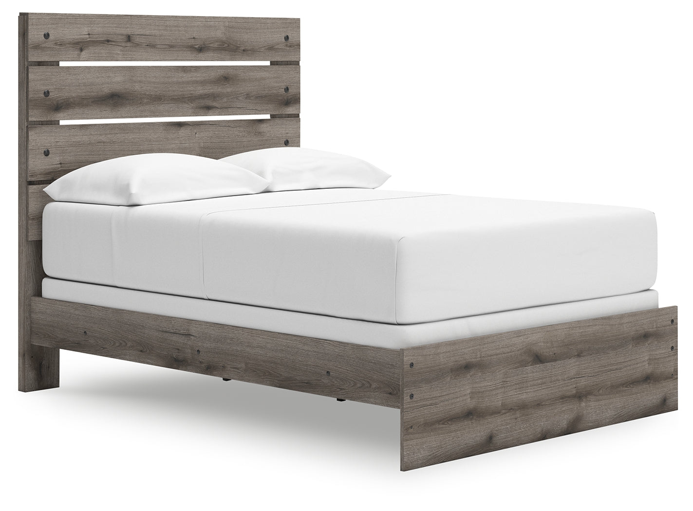 Urbanoore Brown Gray Full Panel Youth Bed- Viva Furn