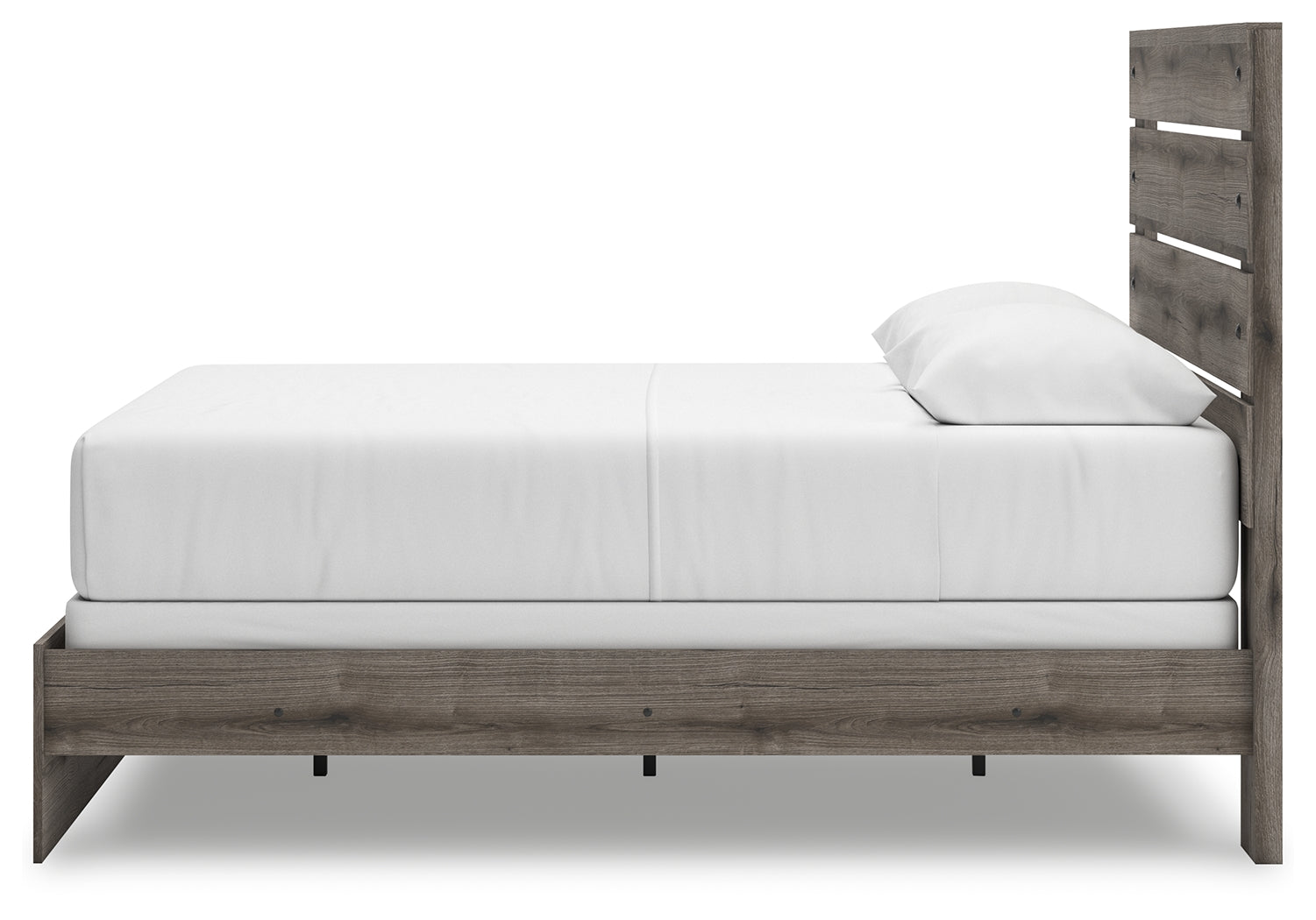 Urbanoore Brown Gray Queen Panel Bed- Viva Furn