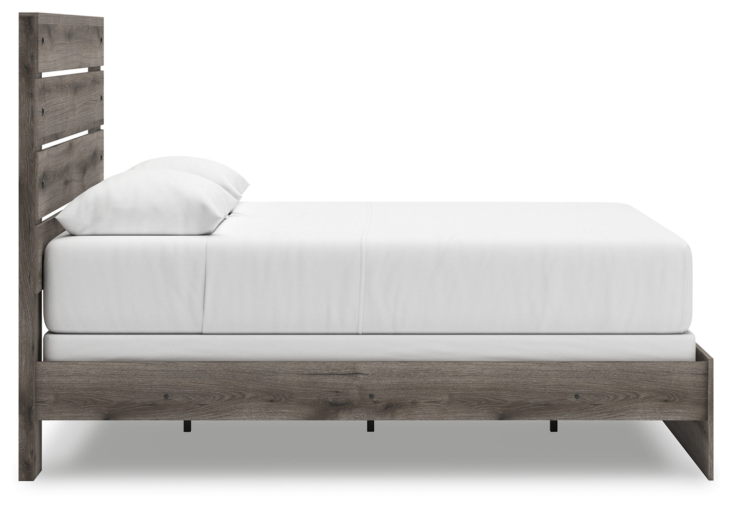 Urbanoore Brown Gray Queen Panel Bed- Viva Furn