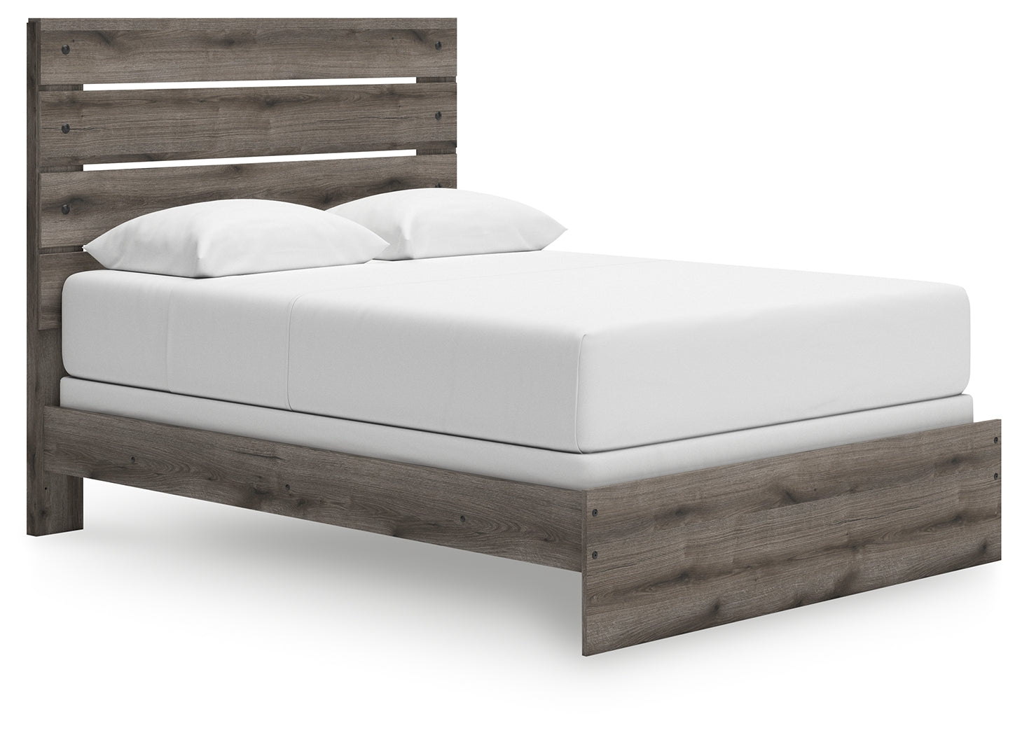 Urbanoore Brown Gray Queen Panel Bed- Viva Furn