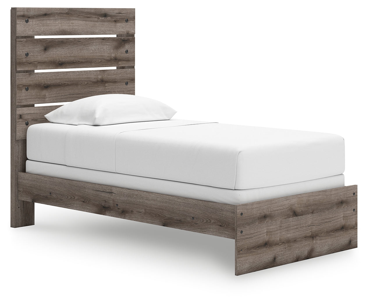Urbanoore Brown Twin Panel Youth Bed- Viva Furn