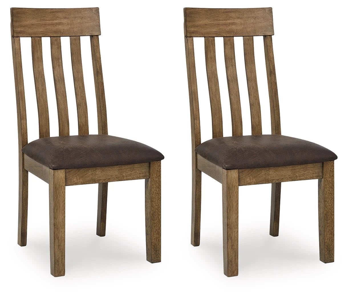 Urbinforte Light Brown Dining UPH Side Chair- Viva Furn