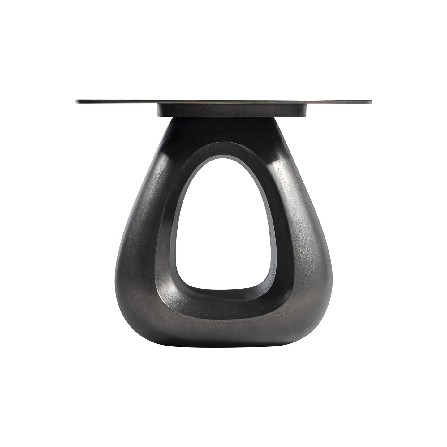 Ursa Black Nickel Side Table - Ornate Home