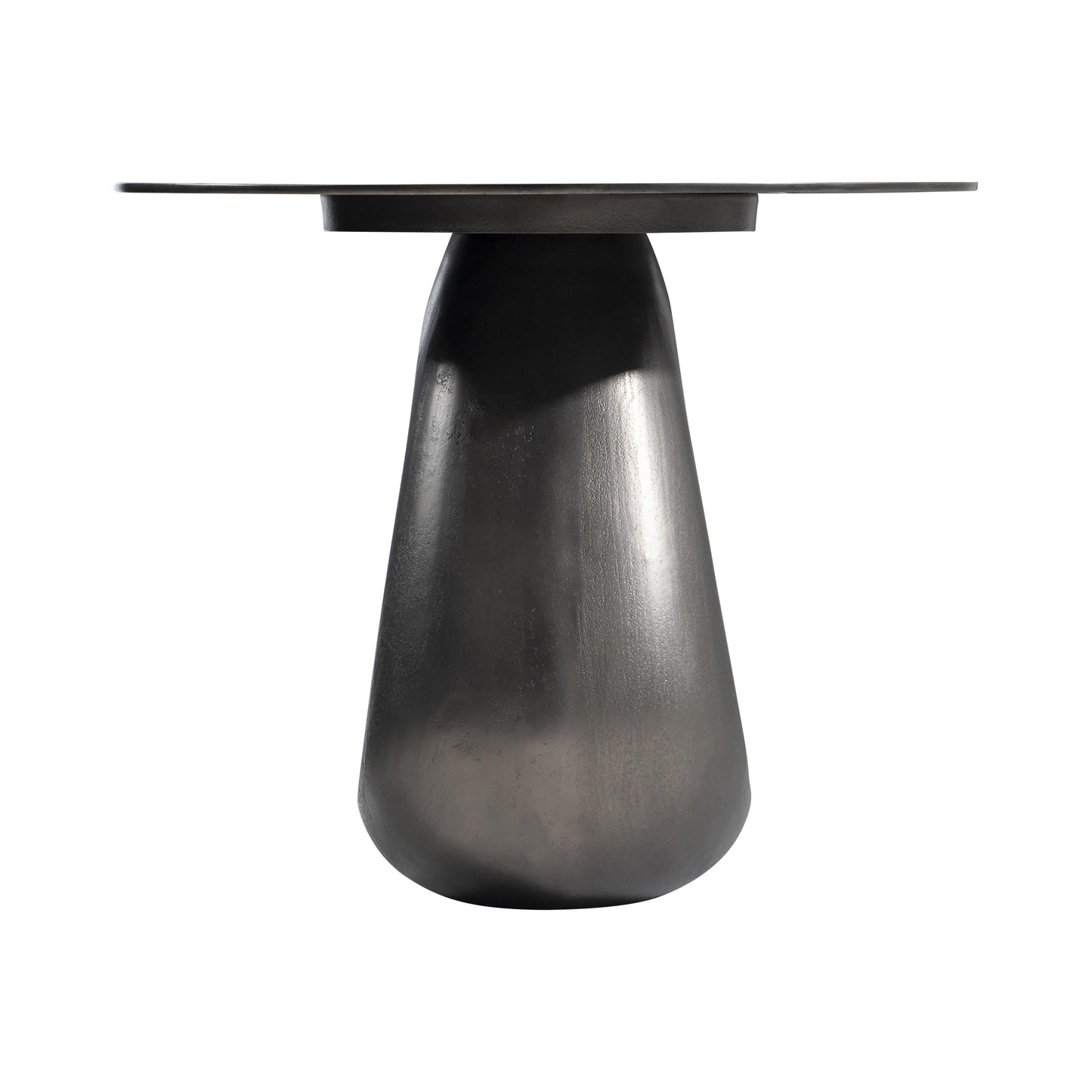 Ursa Black Nickel Side Table - Ornate Home