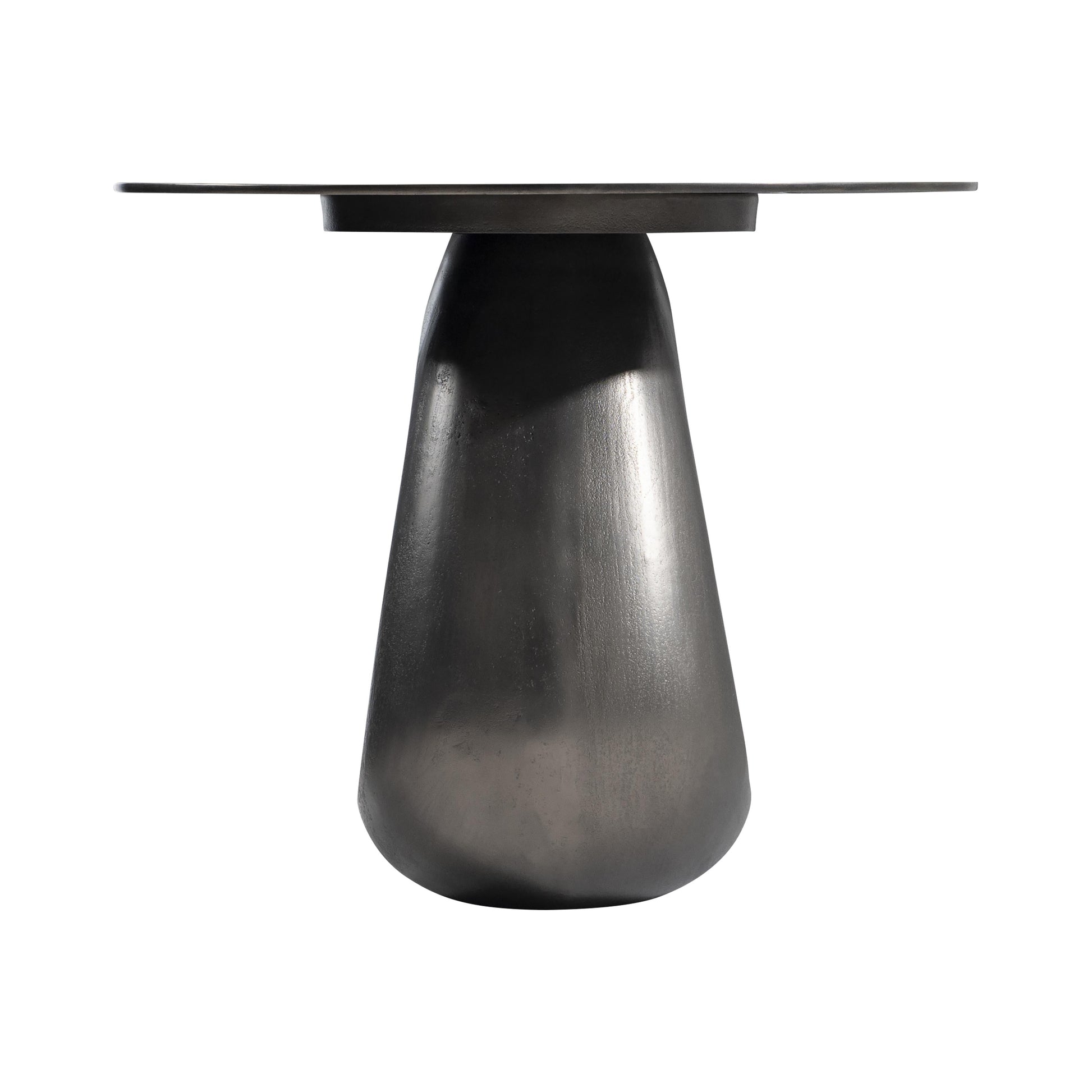 Ursa Black Nickel Side Table - Ornate Home