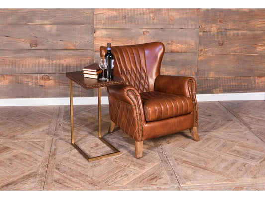 Utility Studio Brown Laptop Table - Ornate Home