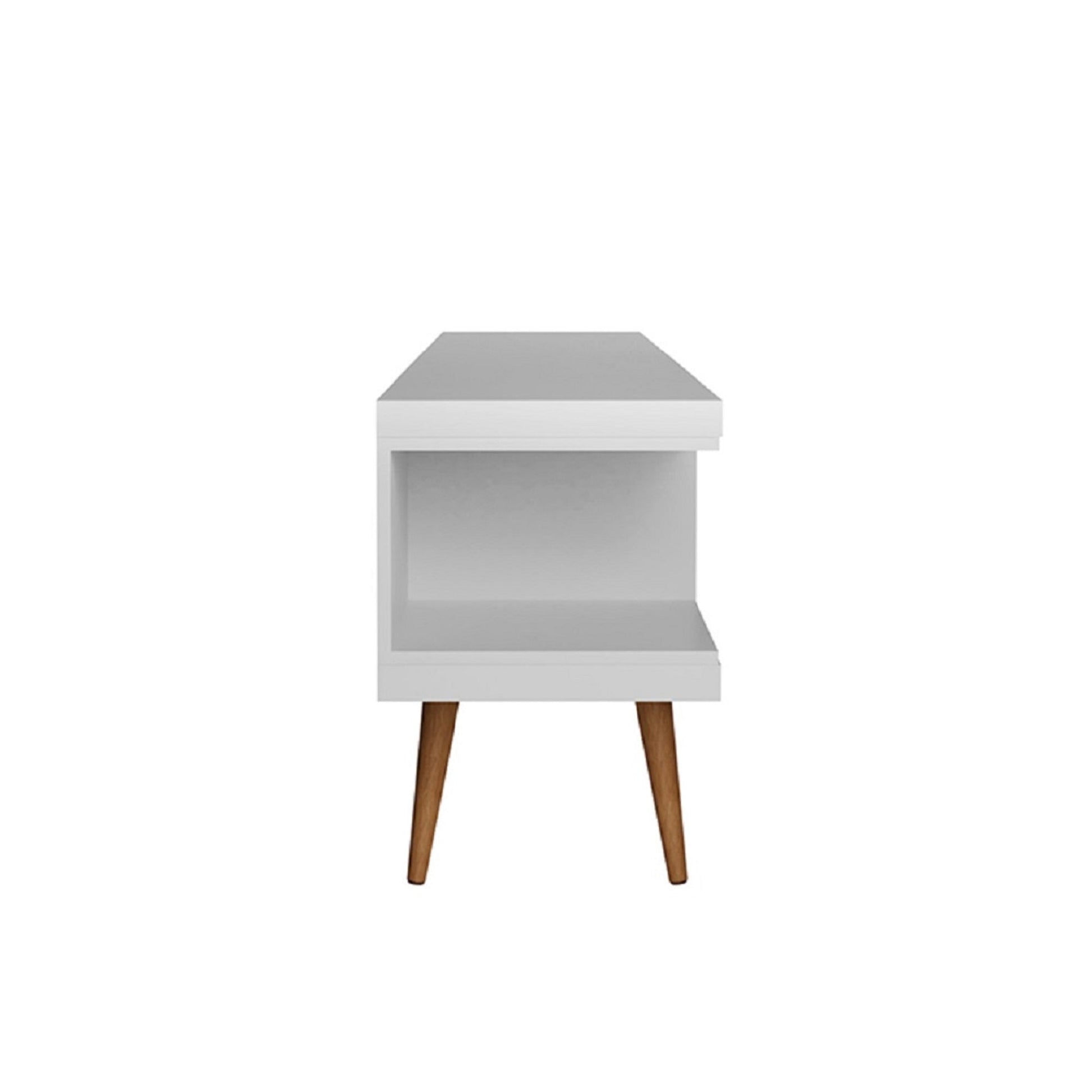 Utopia 70.47 TV Stand in White Matte - Ornate Home
