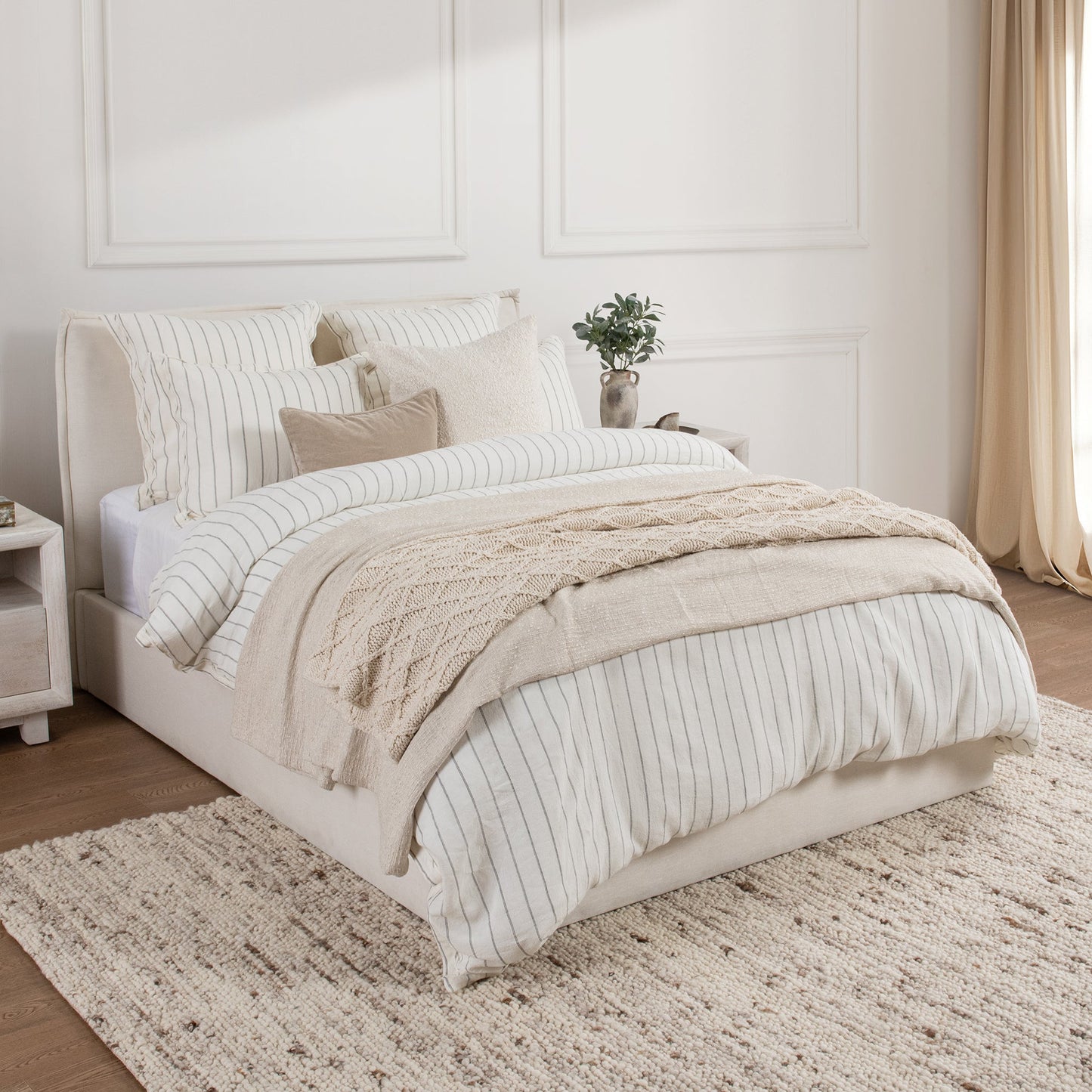 Monaco Ivory Duvet Collection