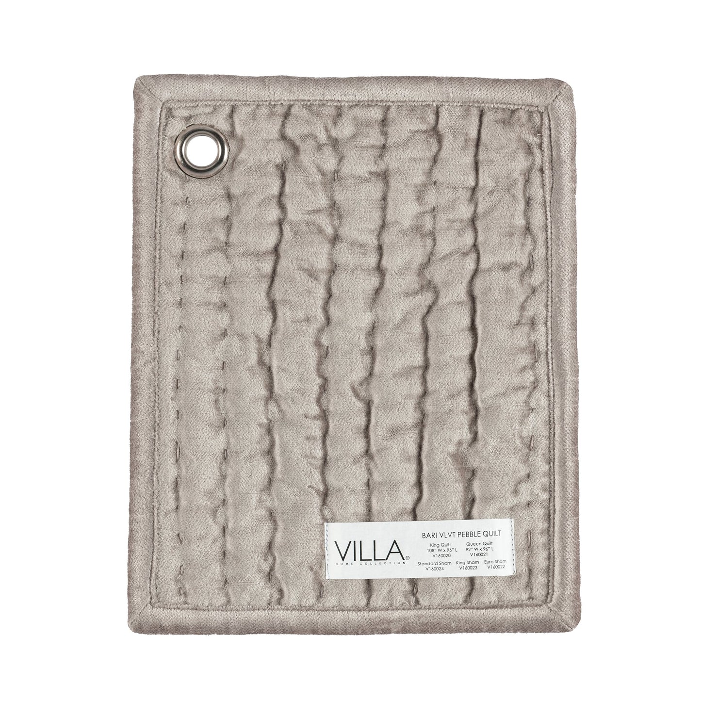 Bari Pebble Velvet Quilt Collection