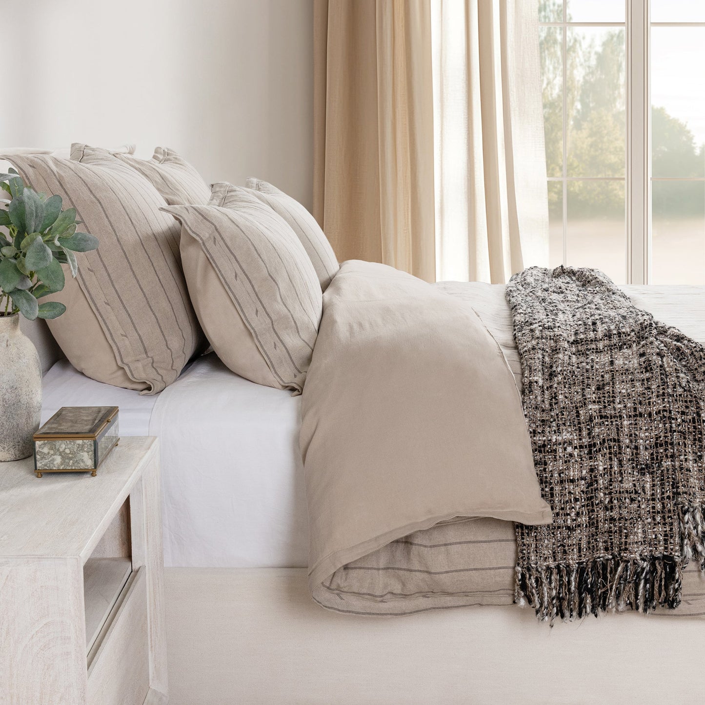 Monaco Natural Duvet Collection