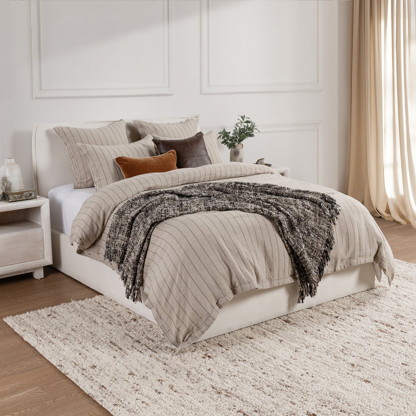 Monaco Natural Duvet Collection