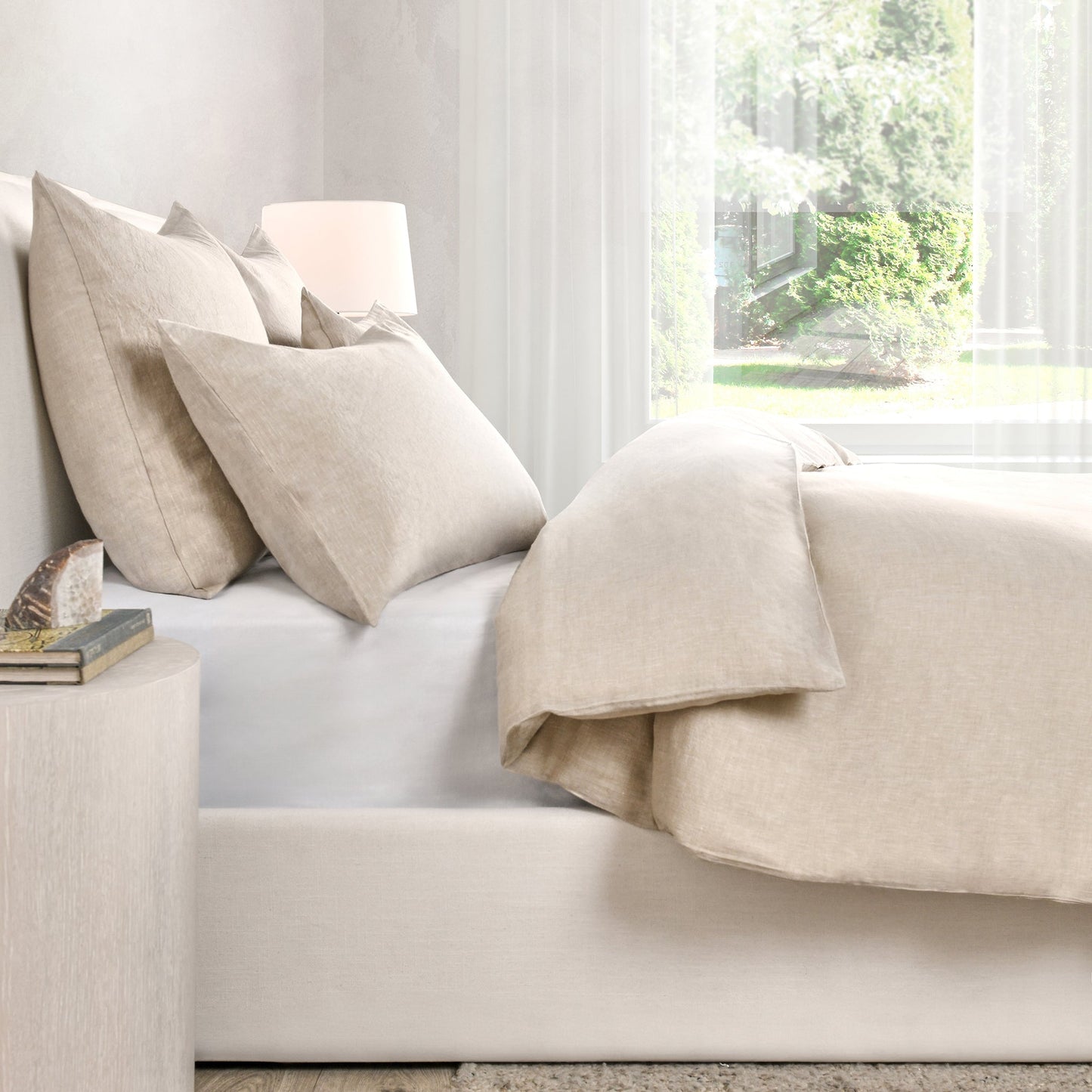 Jayson Natural Linen Cashmere Duvet Collection