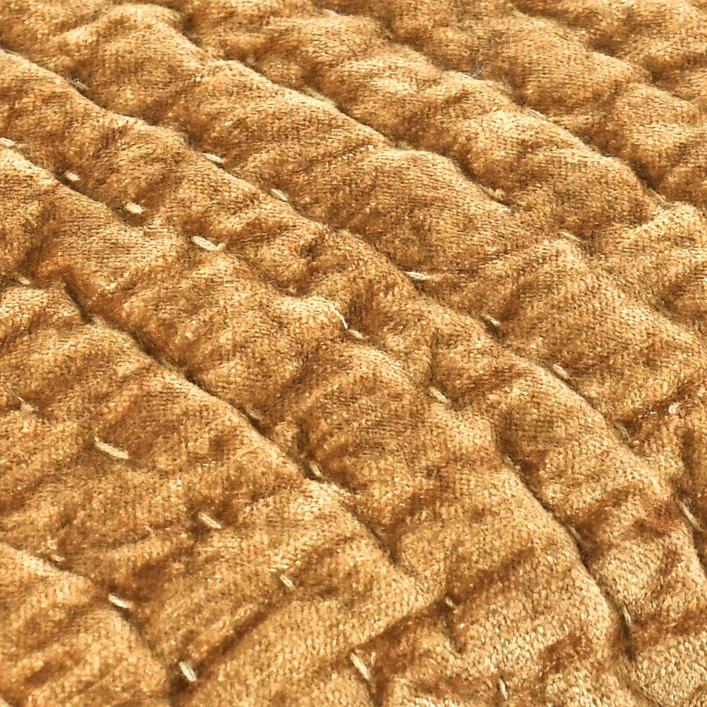 Bari Honey Gold Velvet Quilt Collection