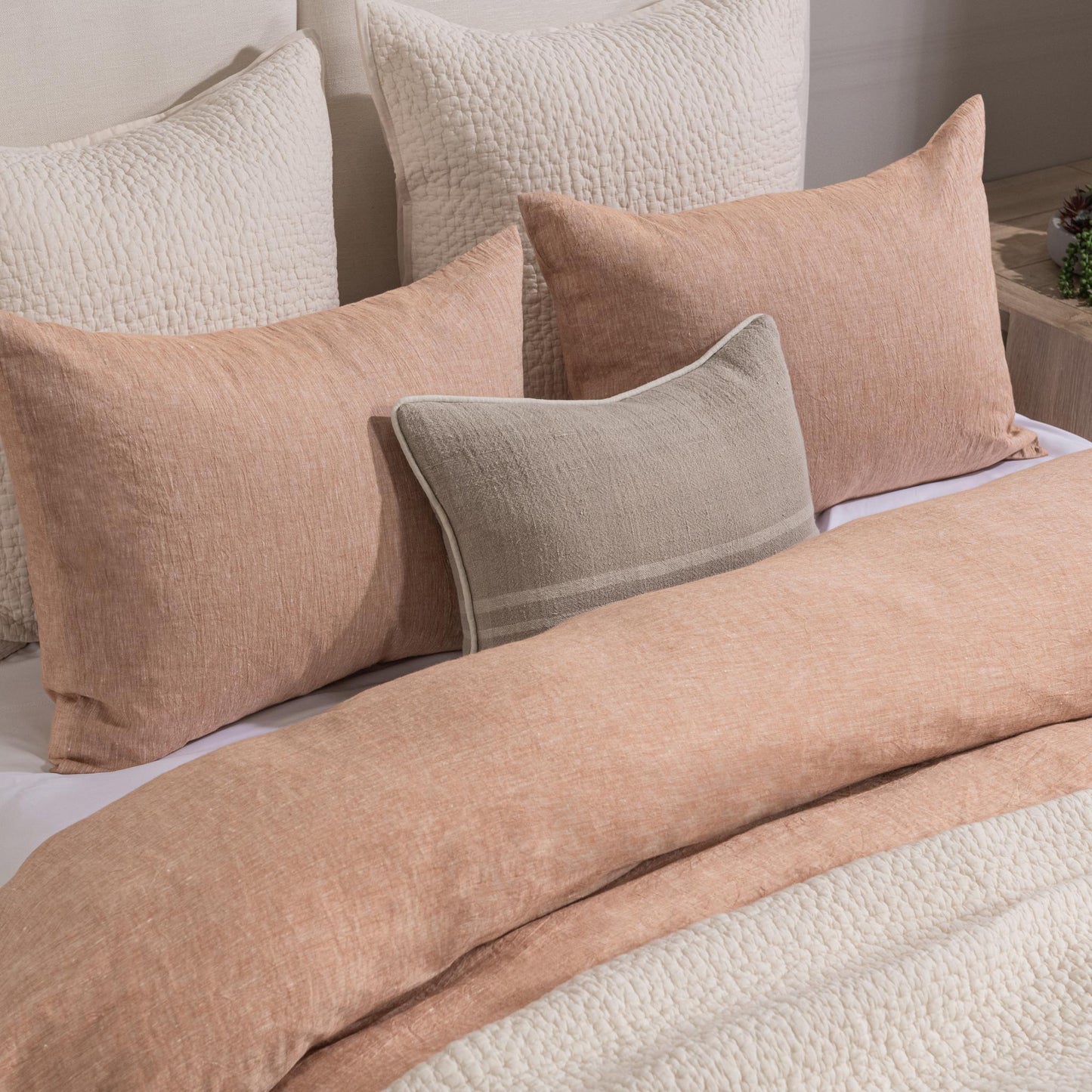 Jayson Clay Linen Cashmere Duvet Collection
