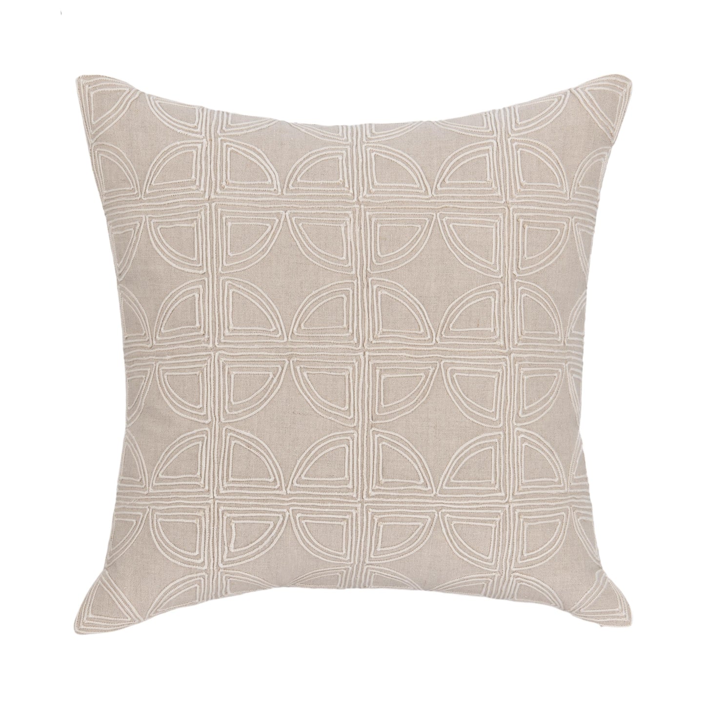 VC Elea Natural 22x22 Throw Pillow (Set of 2) - Ornate Home