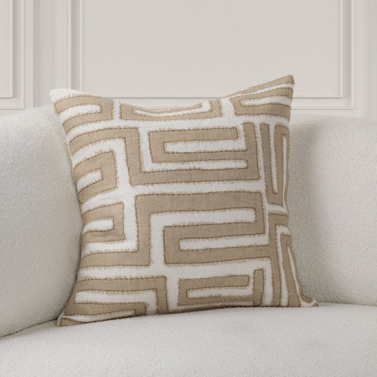 VC Mateo Natural/Ivory 22X22 Throw Pillow (Set of 2) - Ornate Home