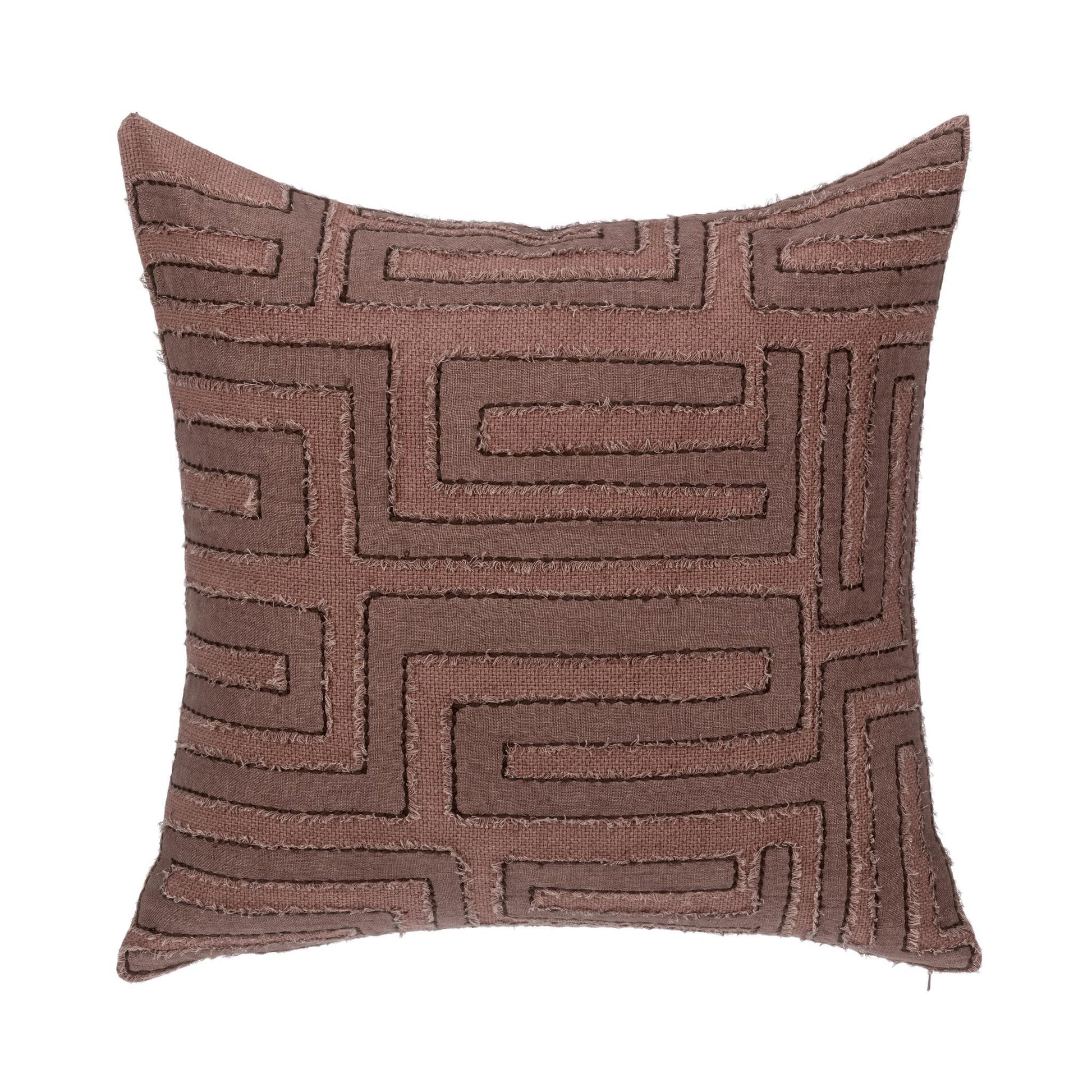 VC Mateo Sierra Brown 22x22 Throw Pillow (Set of 2) - Ornate Home