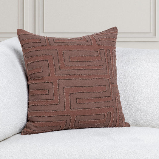 VC Mateo Sierra Brown 22x22 Throw Pillow (Set of 2) - Ornate Home