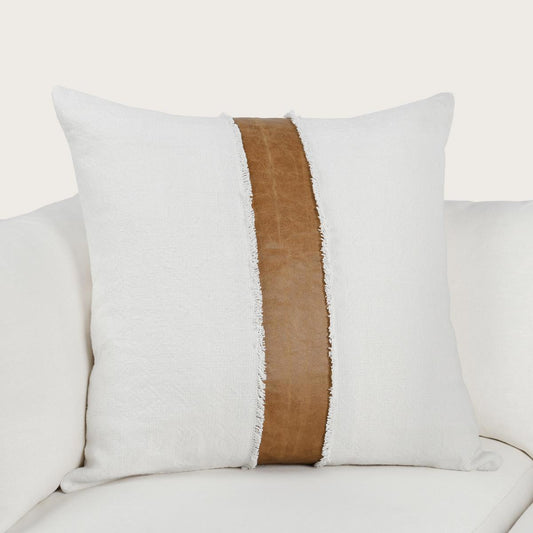 VC Steam Ivory/Dumont 26x26 Throw Pillow (Set of 2) - Ornate Home