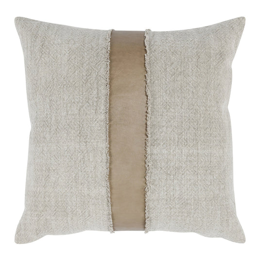 VC Steam Sandstorm Taupe/Natural 26x26 Throw Pillow (Set of 2) - Ornate Home