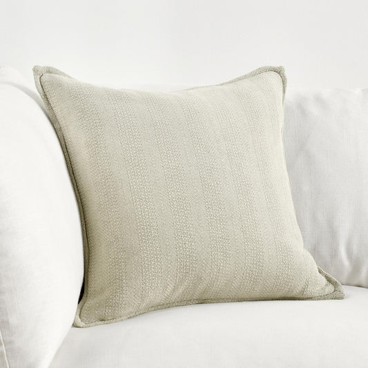 VE Rhodes Natural 18x18 Throw Pillow - Ornate Home
