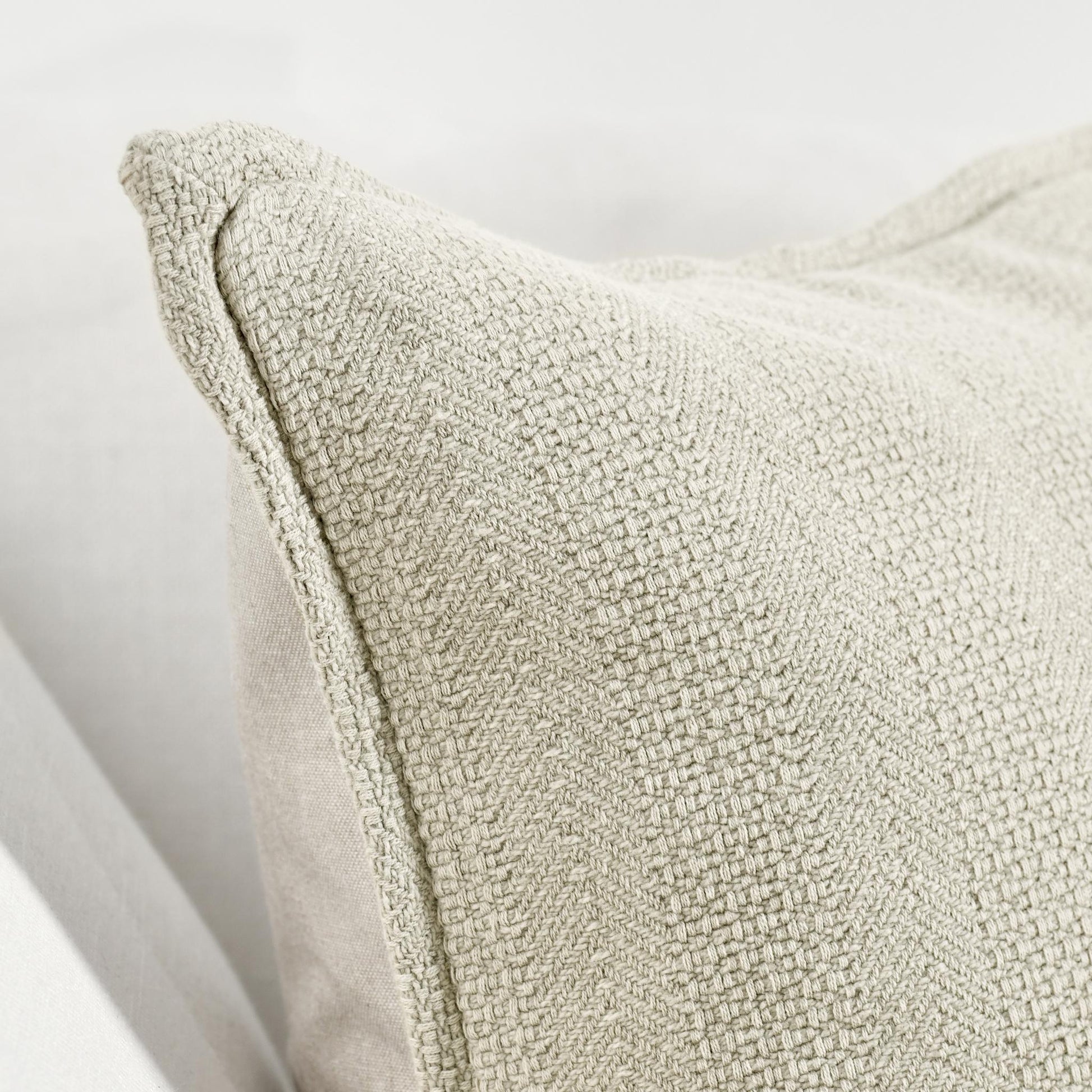VE Rhodes Natural 18x18 Throw Pillow - Ornate Home