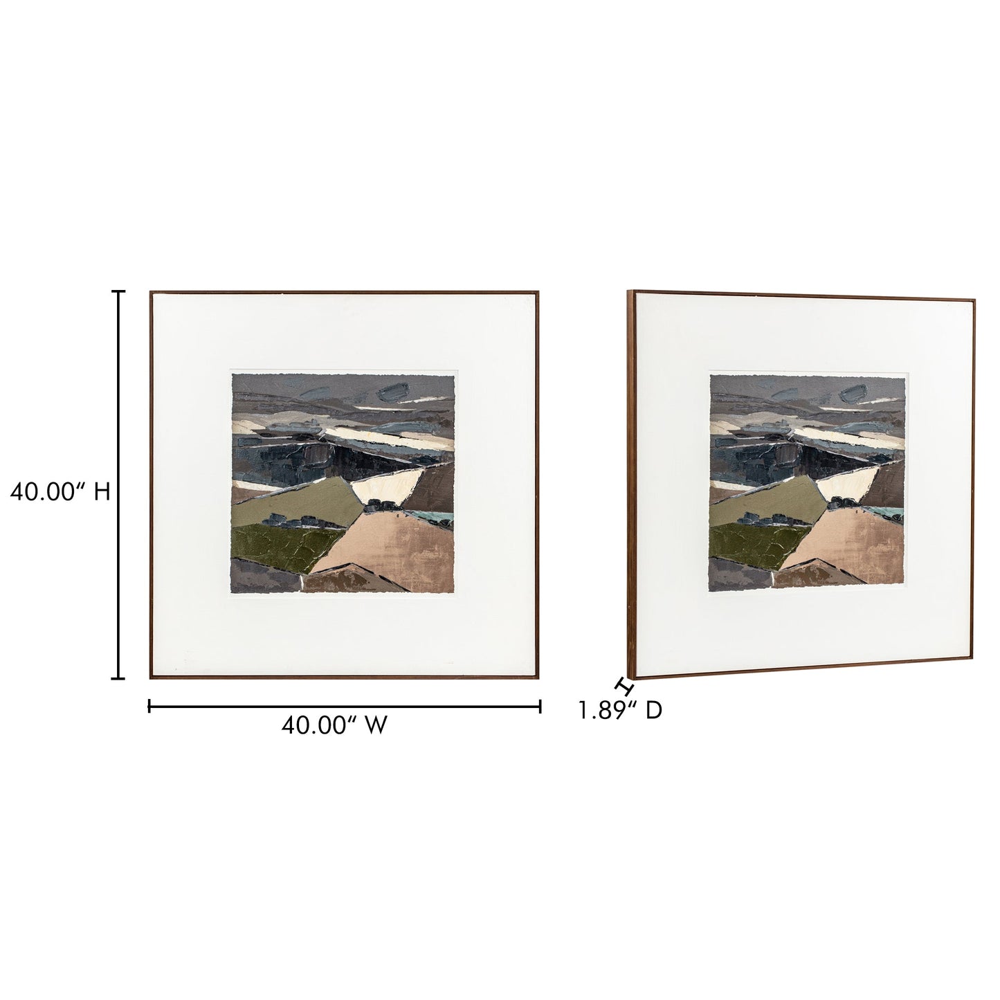 Vale Multicolor Framed Painting - Ornate Home