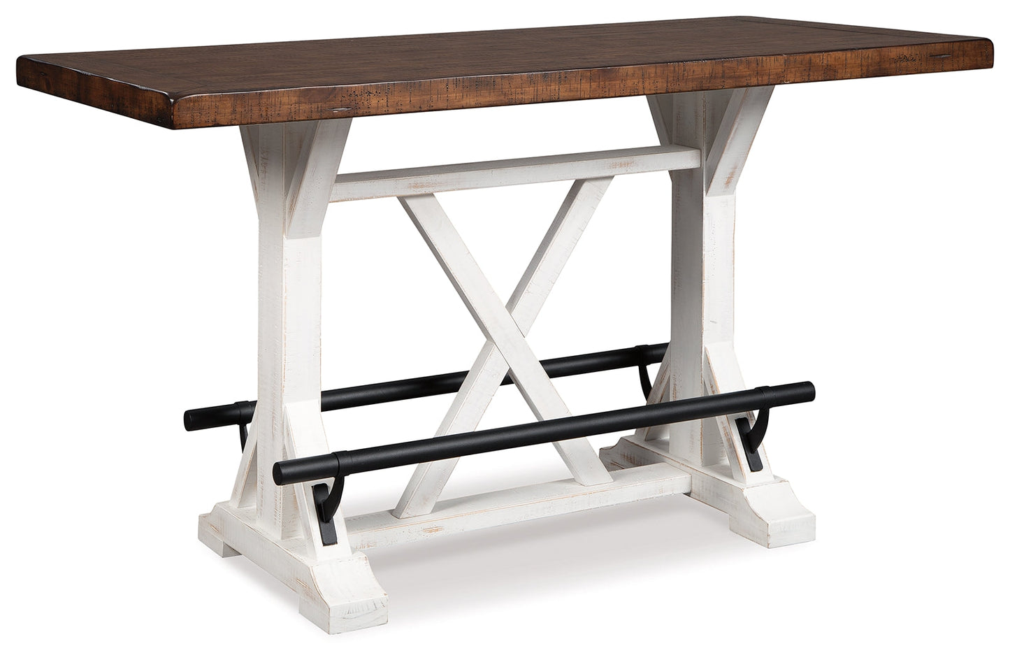 Valebeck Multi Counter Height Dining Table and 8 Barstools- Viva Furn