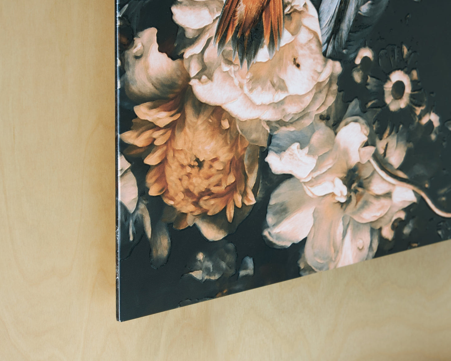 Valfer Orange/Black/White Wall Art- Viva Furn