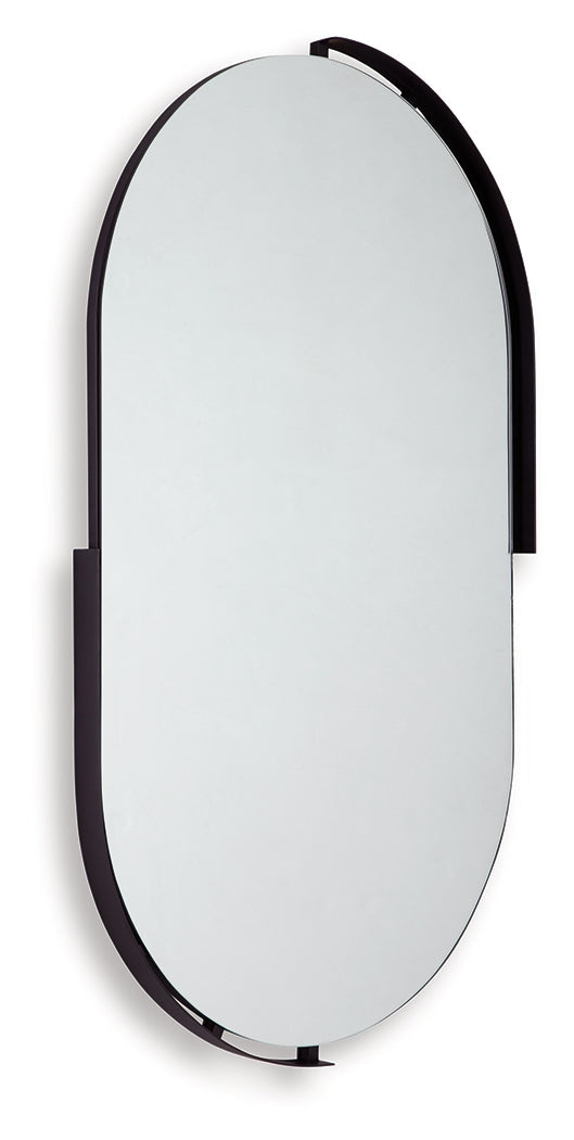 Valkings Black Accent Mirror- Viva Furn