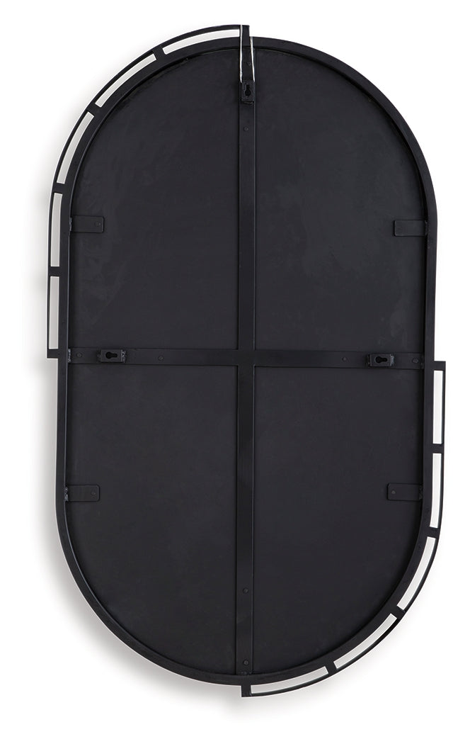 Valkings Black Accent Mirror- Viva Furn