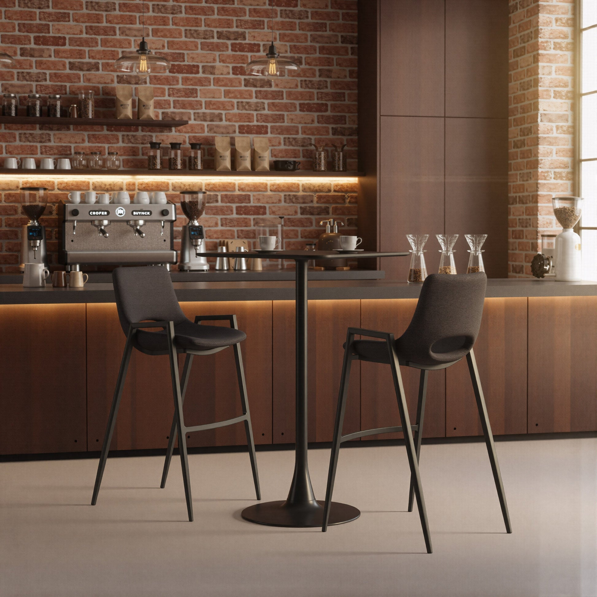 Valleta Black Bar Table - Ornate Home
