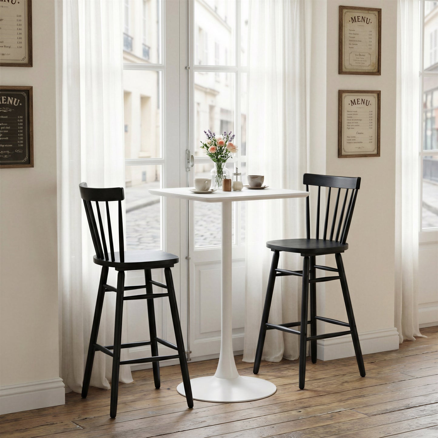 Valleta White Bar Table - Ornate Home