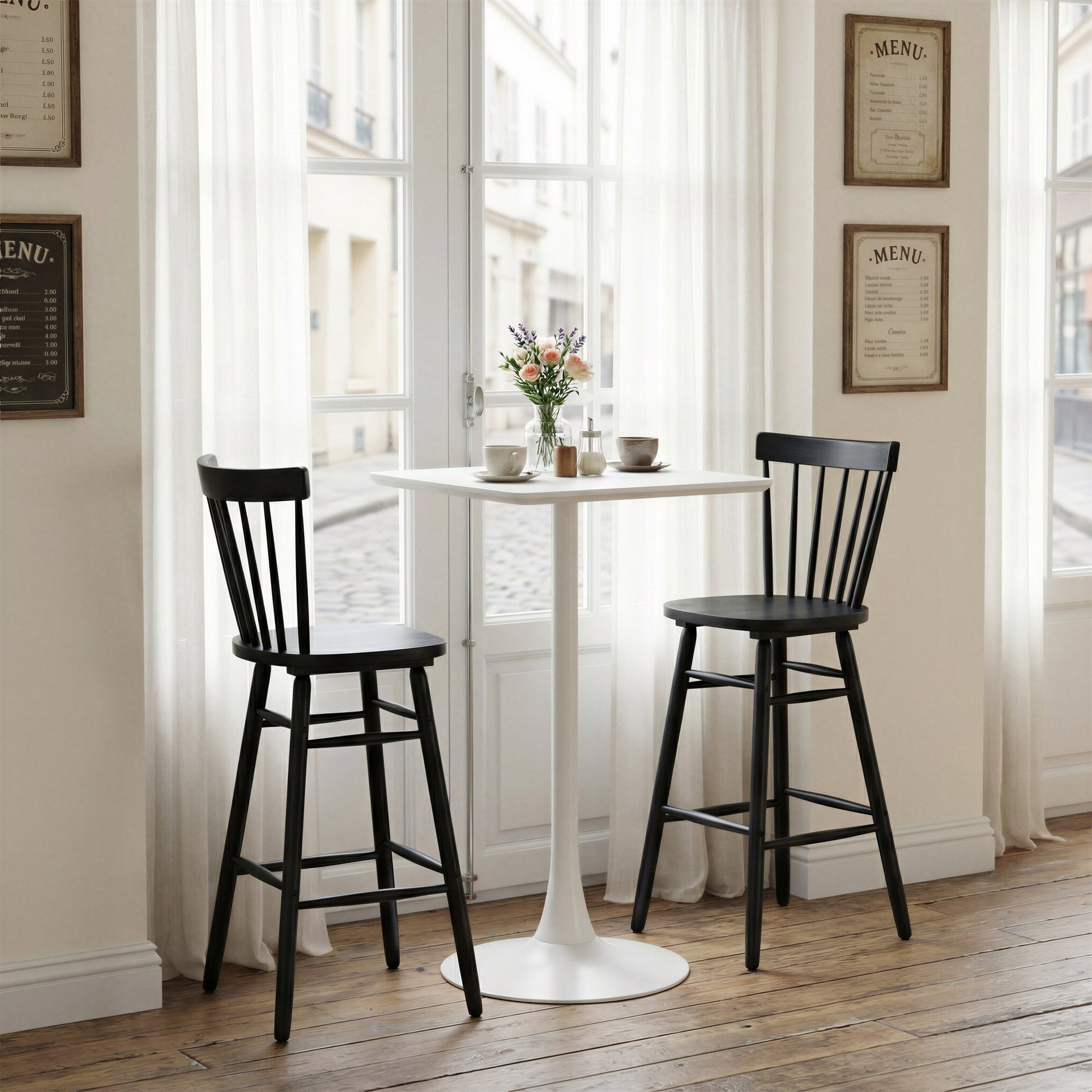 Valleta White Bar Table - Ornate Home