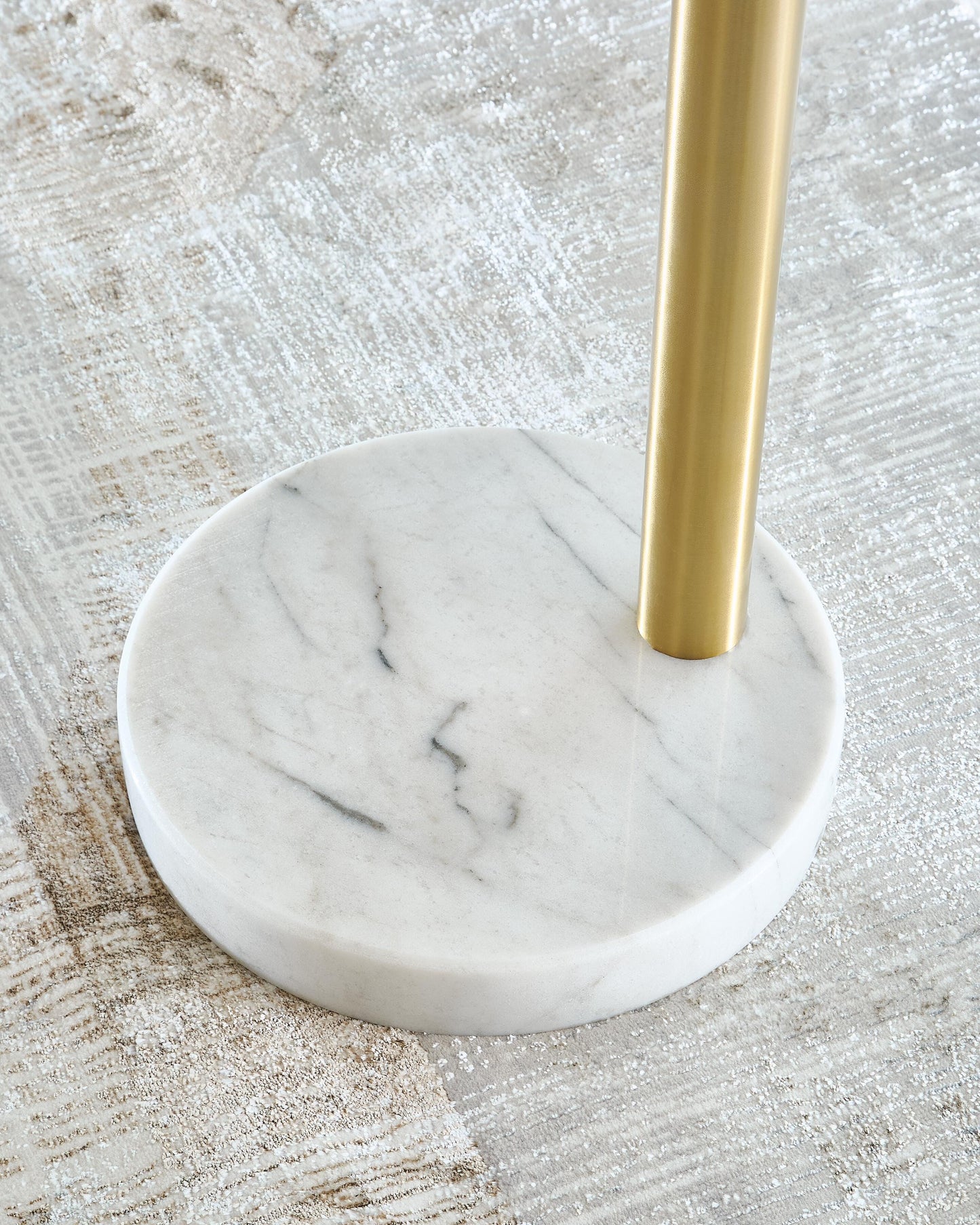 Valo Gold Finish Arc Lamp- Viva Furn