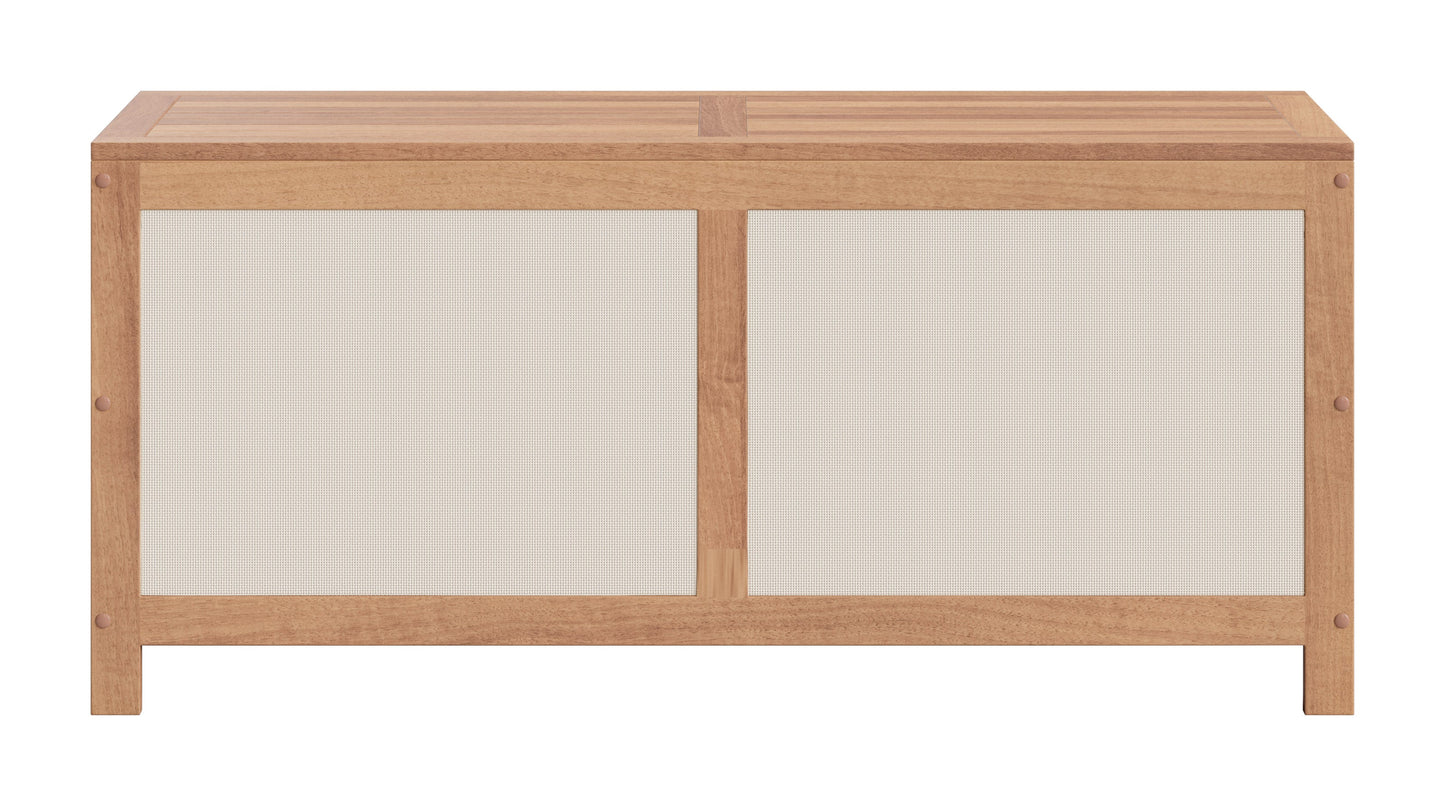 Valtan Natural Outdoor Storage Chest - Ornate Home